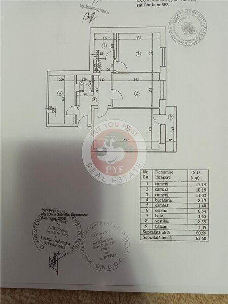 Tineretului | 3 camere | 64mp | DecomandatB12267